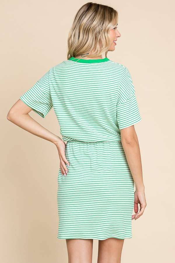 Lawn Bowling Striped Dress