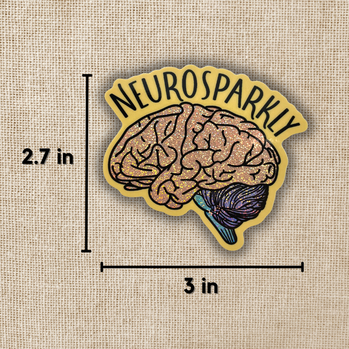 Neurosparkly Holographic Sticker