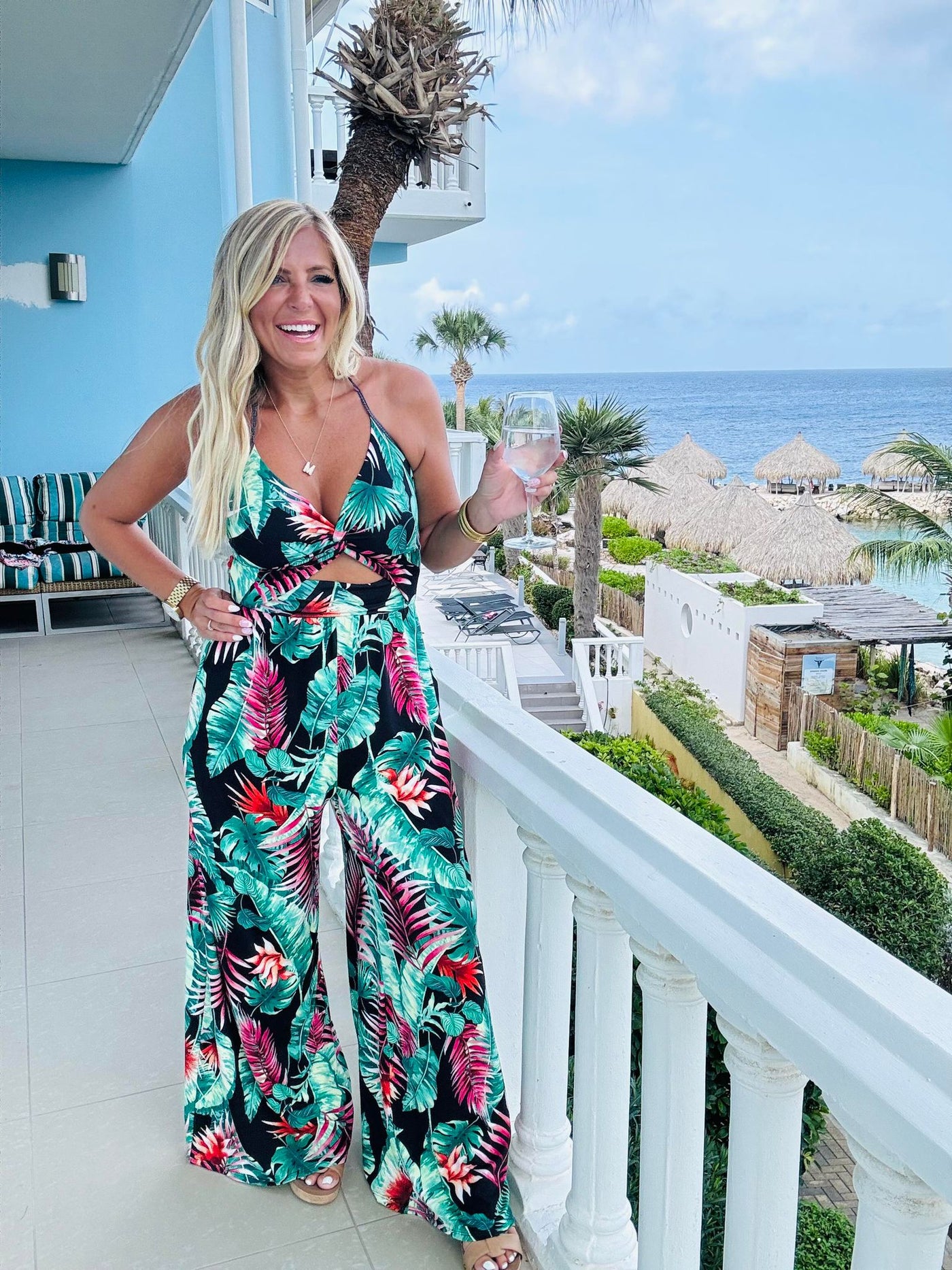 Vacation Dreams Halter Jumpsuit