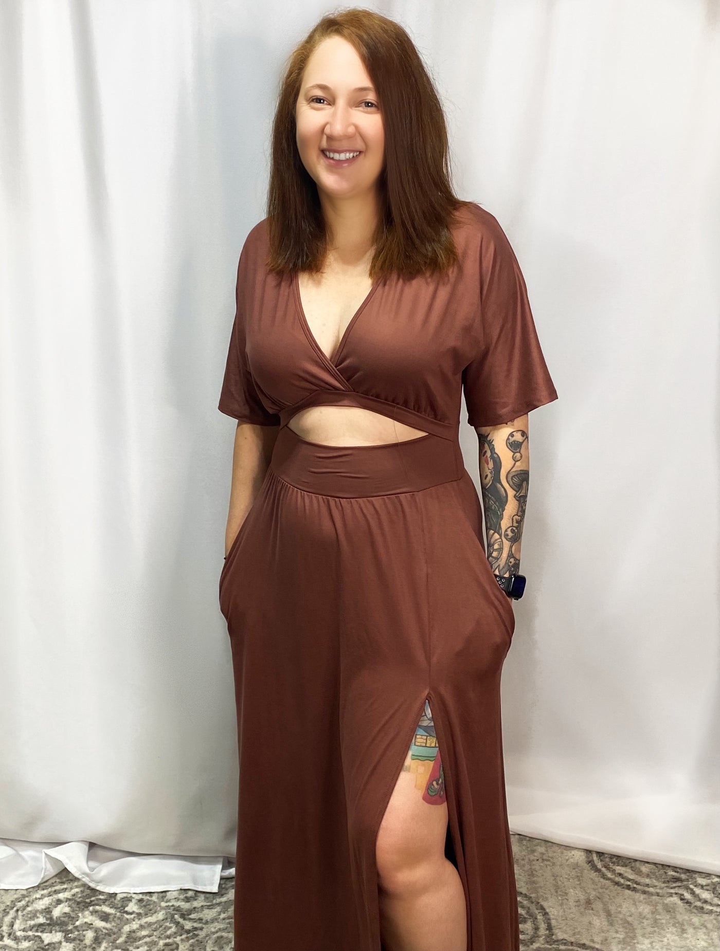 Elegance in Fall Maxi Dress