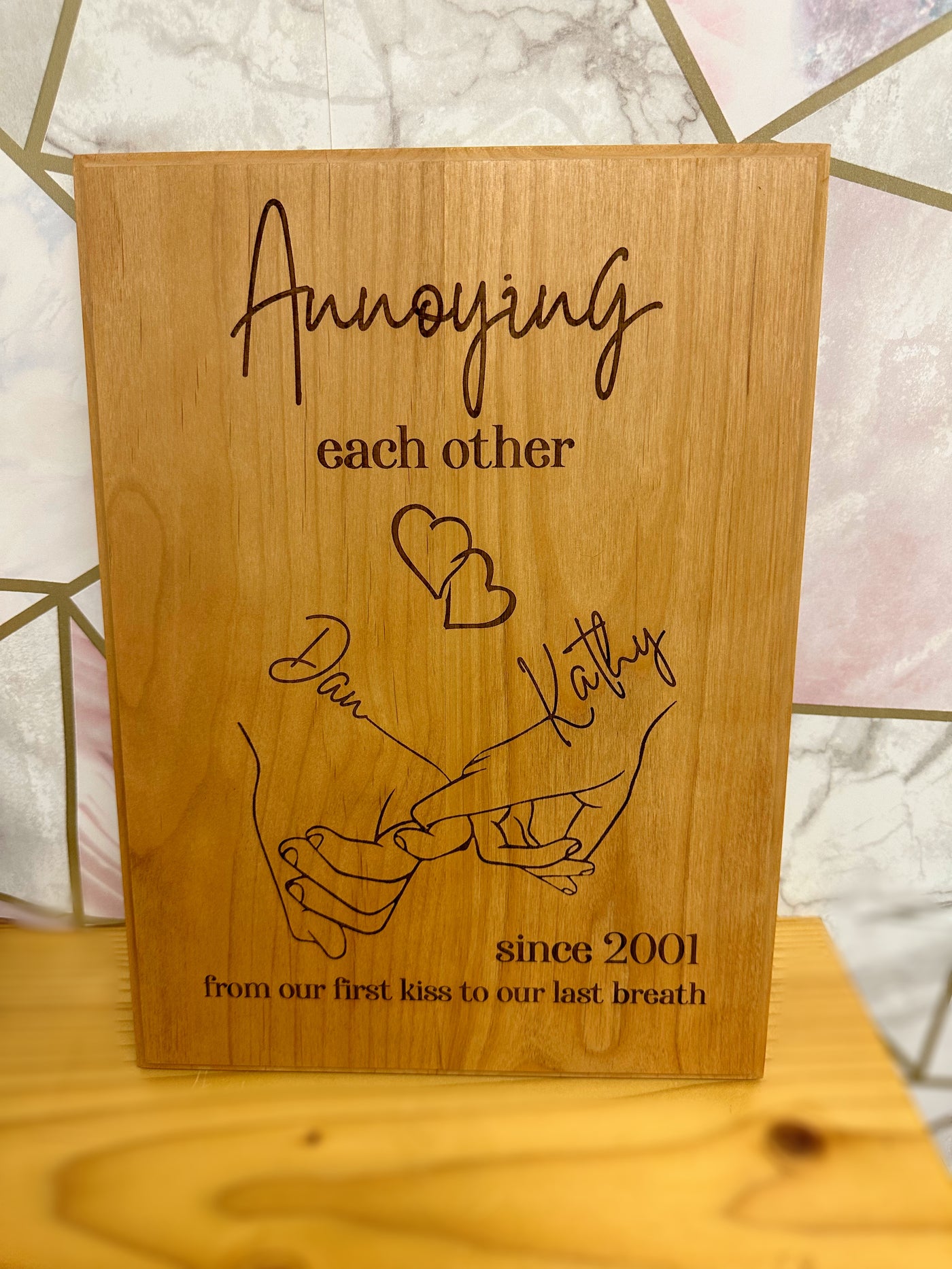 Pinky Promise Plaque