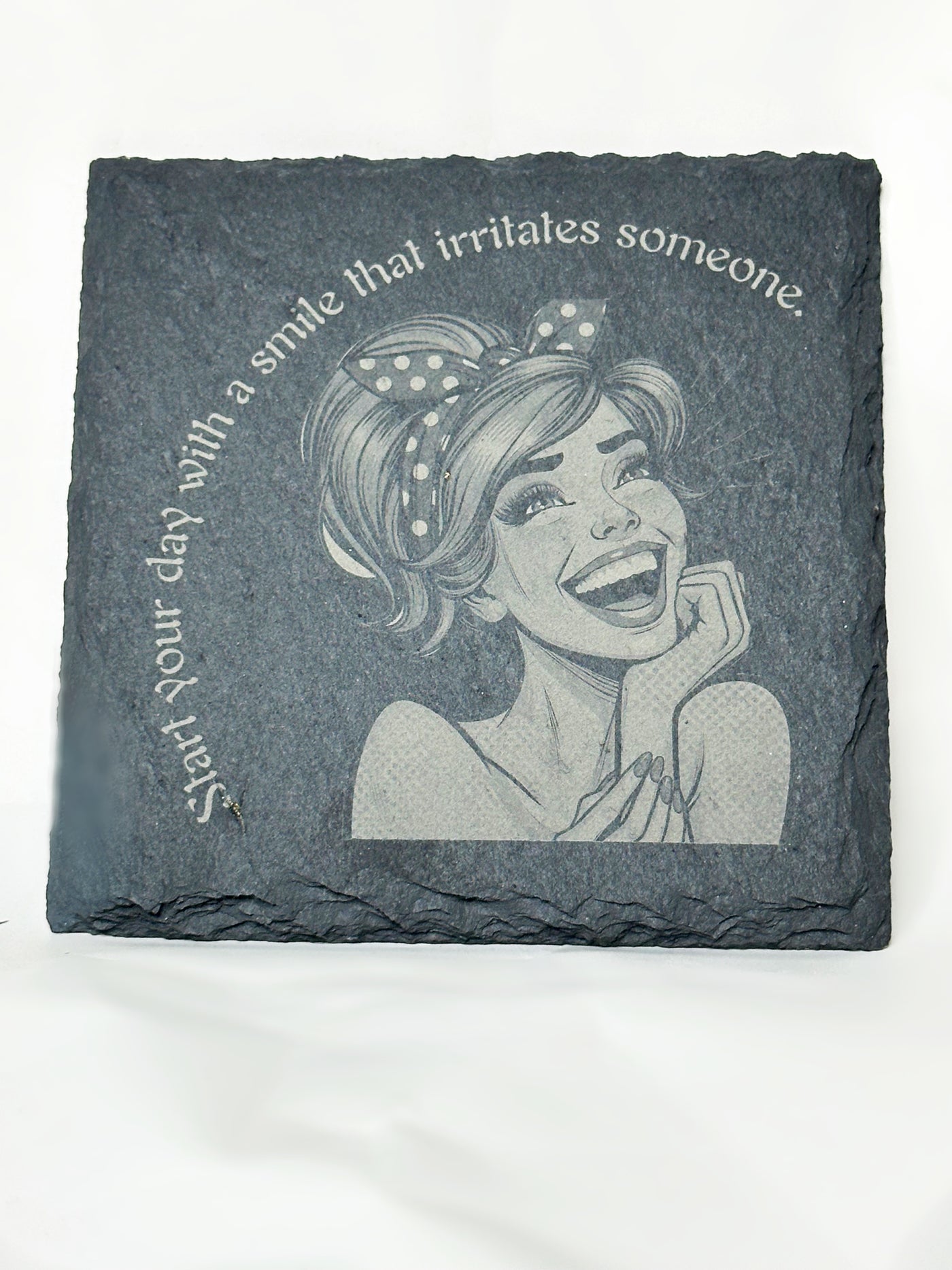 Boss Ass Bitch Slate Coasters