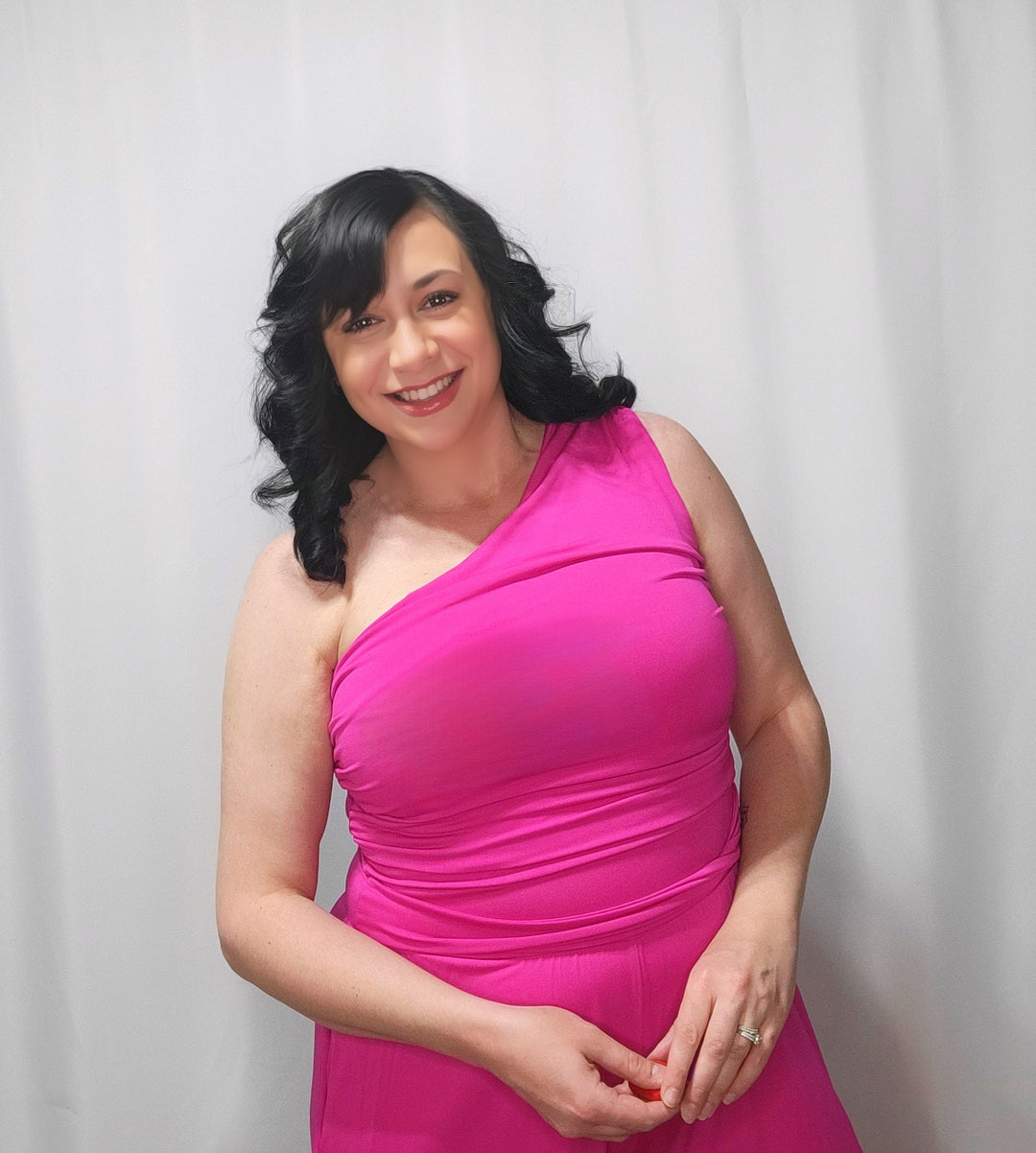 Never Uncomfortable One Shoulder Jumpsuit