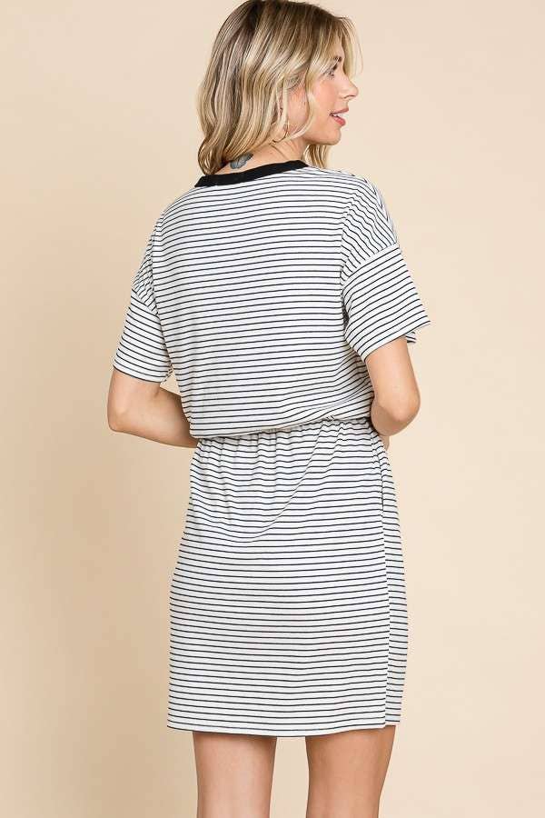 Lawn Bowling Striped Dress