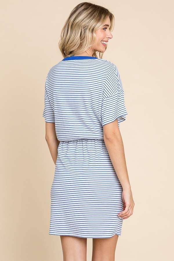 Lawn Bowling Striped Dress