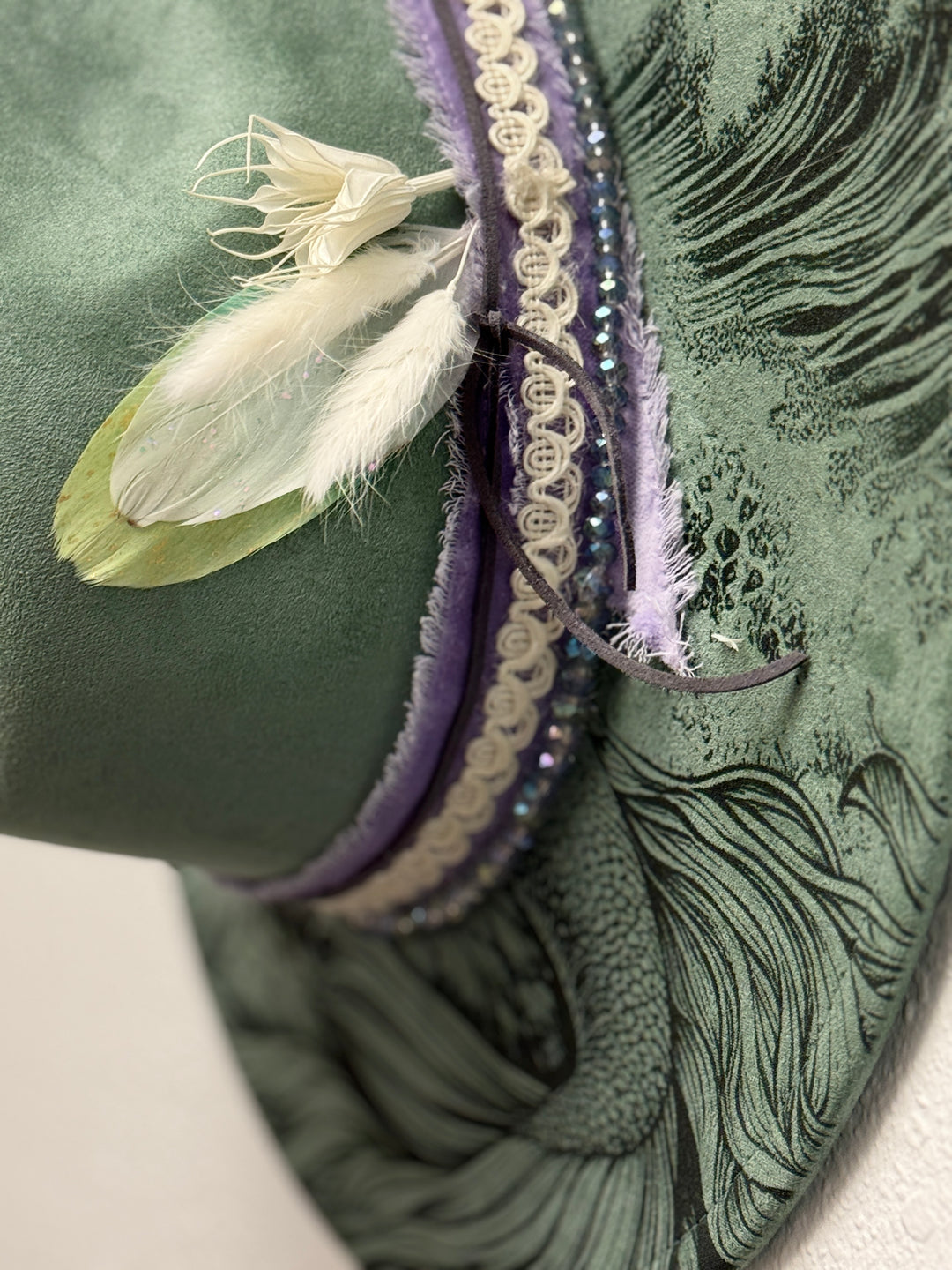 A Moment to Breathe Wide Brim Vegan Suede Hat