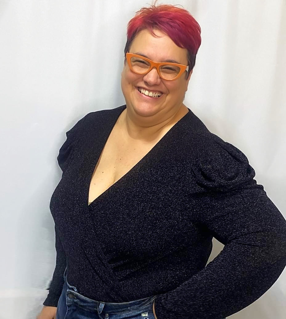 Starfall Faux Wrap Black Bodysuit