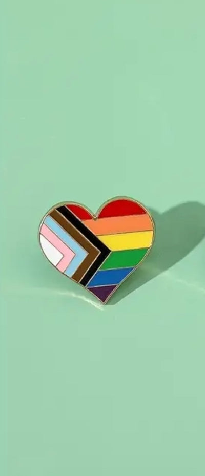 Inclusion Flag Enamel Pin