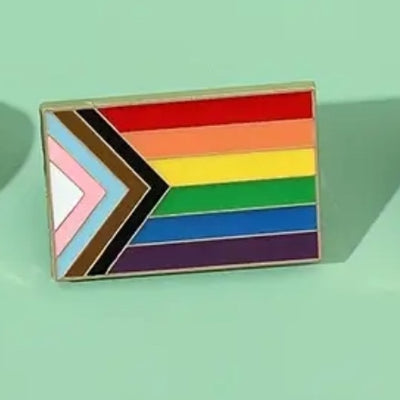 Inclusion Flag Enamel Pin