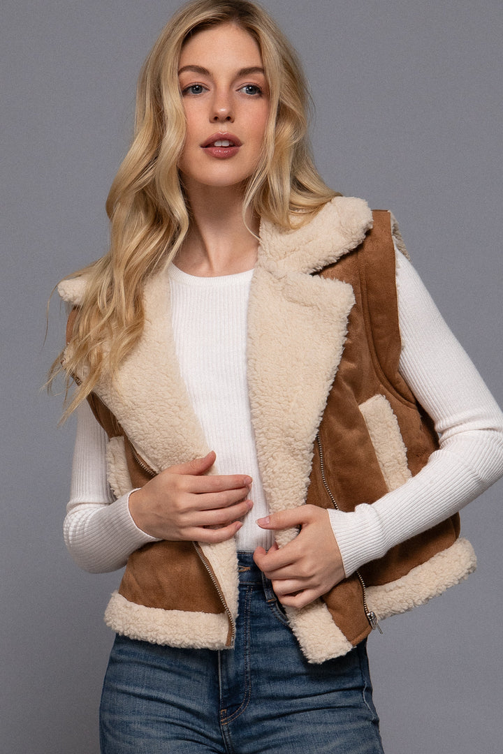 Teddy Bear Zip Up Vest