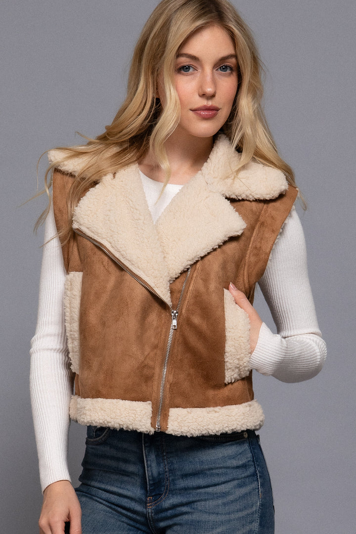 Teddy Bear Zip Up Vest
