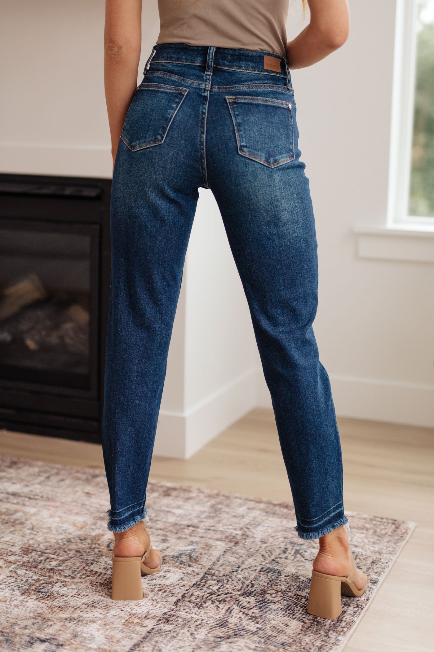 Judy Blue | Phillipa High Rise Release Hem Slim Jeans