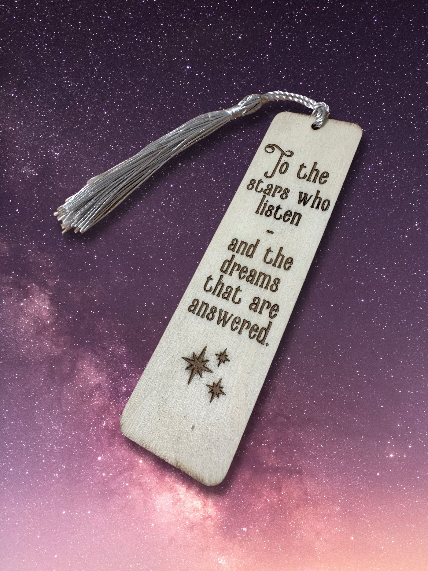 "To the stars who listen..." Bookmark | ACOTAR Officially Licensed