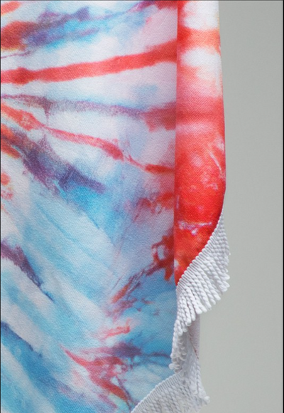 Cali Tie Dye 58" Round Towel (2 colors)
