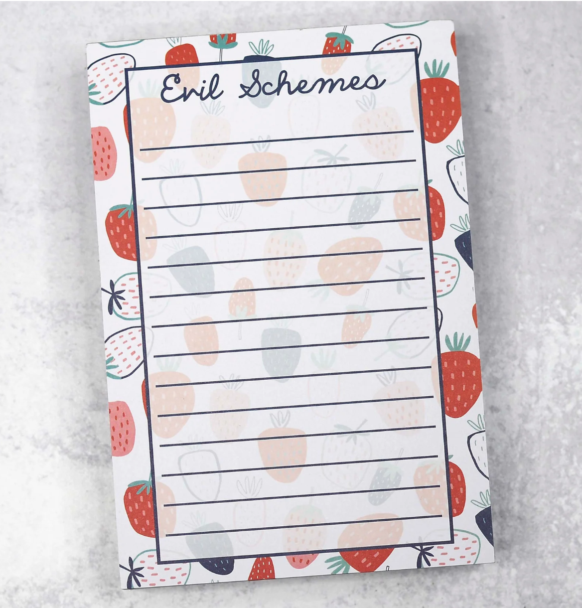 Evil Schemes Notepad