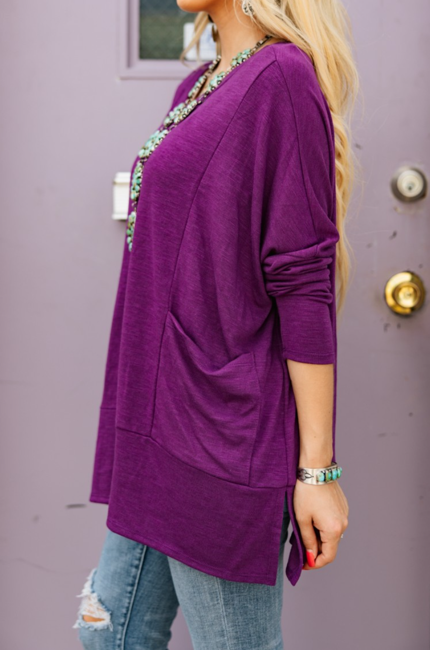 Everyday Ease Slub Pocket Top