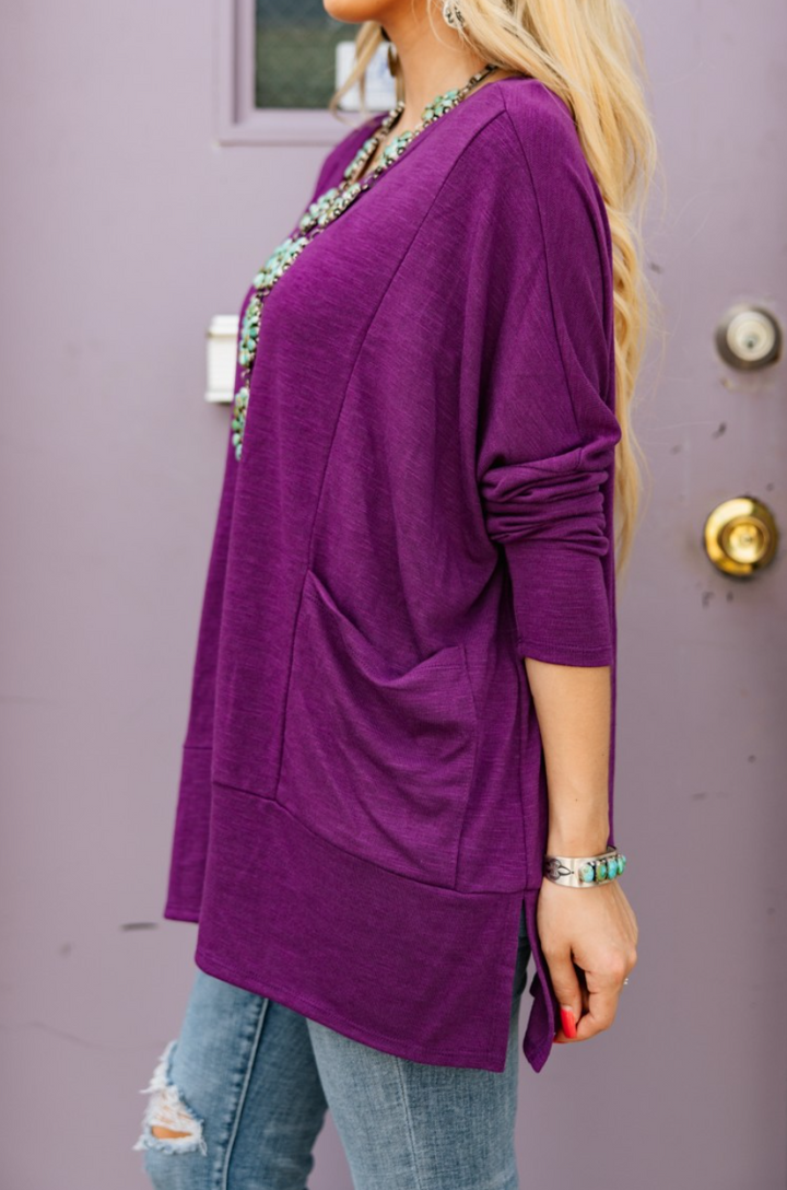 Everyday Ease Slub Pocket Top