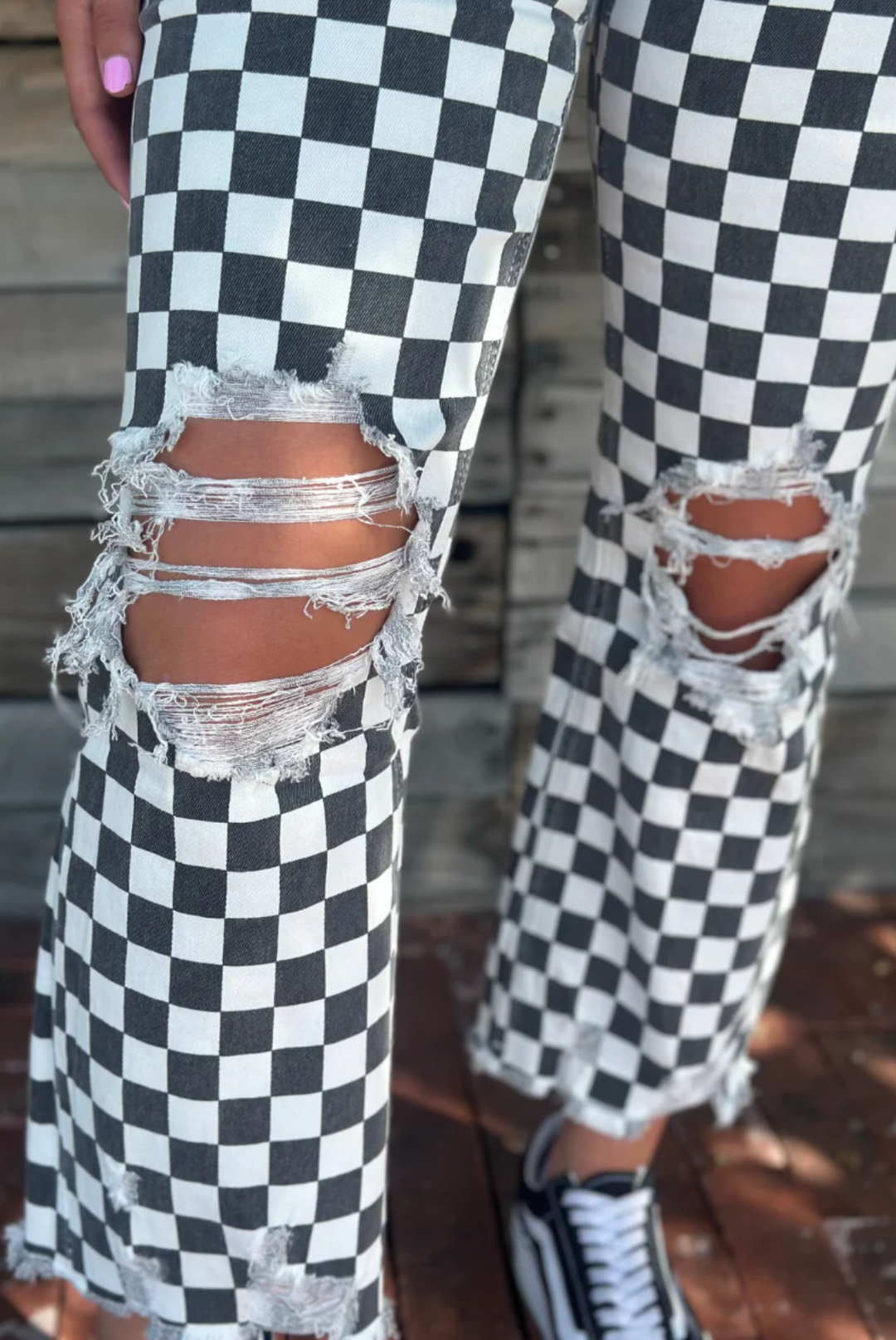 Vroom Vroom Distressed Denim Jeans