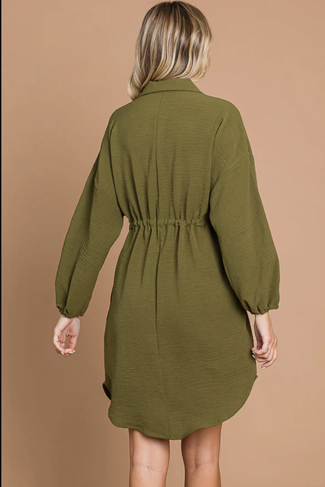 Olive You Always Shirt Dress