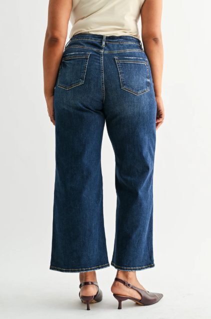 MICA | High Rise Wide Leg Jeans