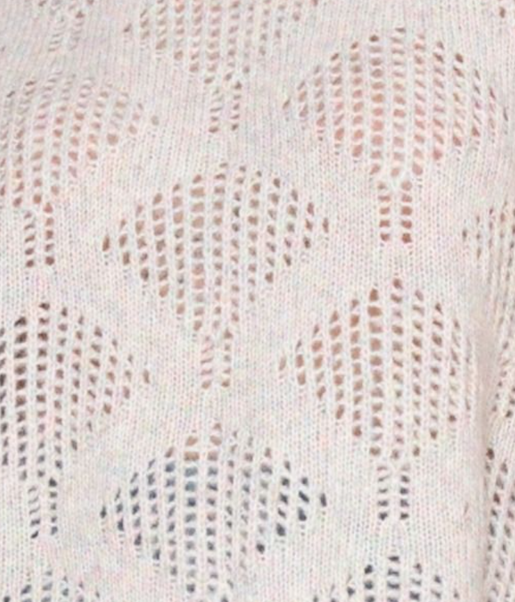 Geometric Cutout Sweater