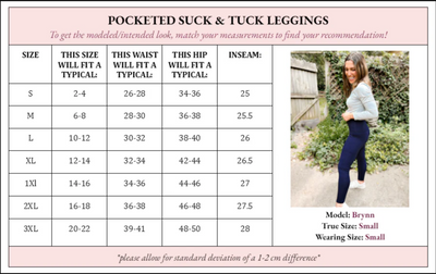 Luxe Compression Suck & Tuck Pocket Leggings