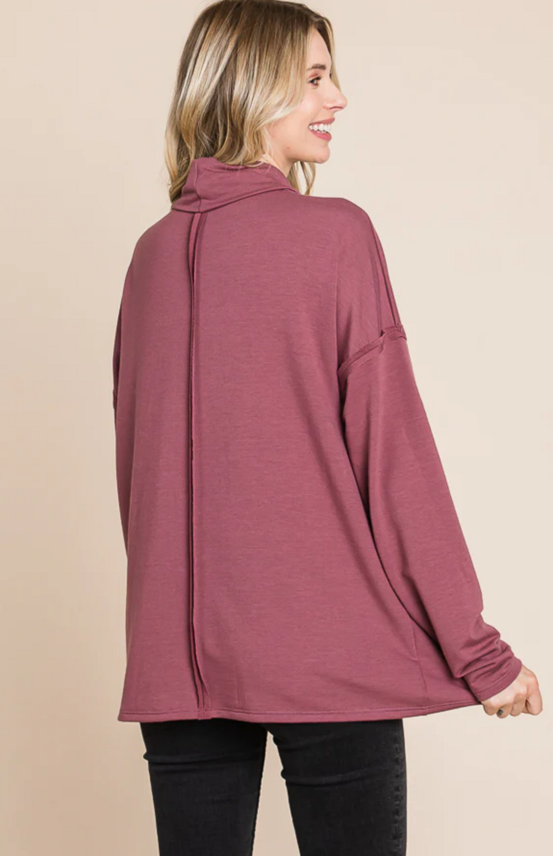 Berry Nice Drape Top