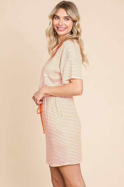 Lawn Bowling Striped Dress