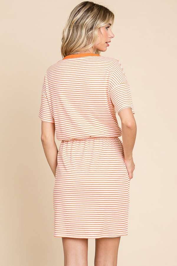 Lawn Bowling Striped Dress