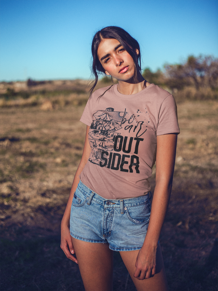 Be An Outsider Short Sleeve Graphic Tee