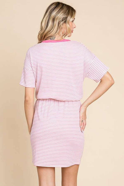 Lawn Bowling Striped Dress