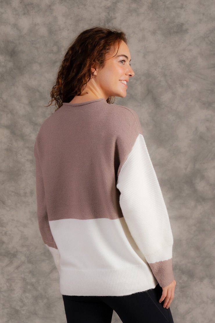 Diagon Alley Two-Tone Crewneck Sweater