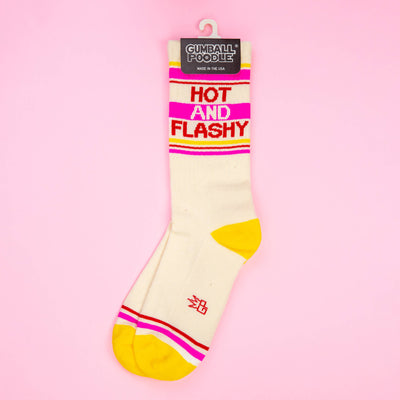 Hot and Flashy Gym Crew Socks