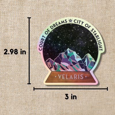 Velaris Star Globe Holo Sticker | A Court of Thorns & Roses