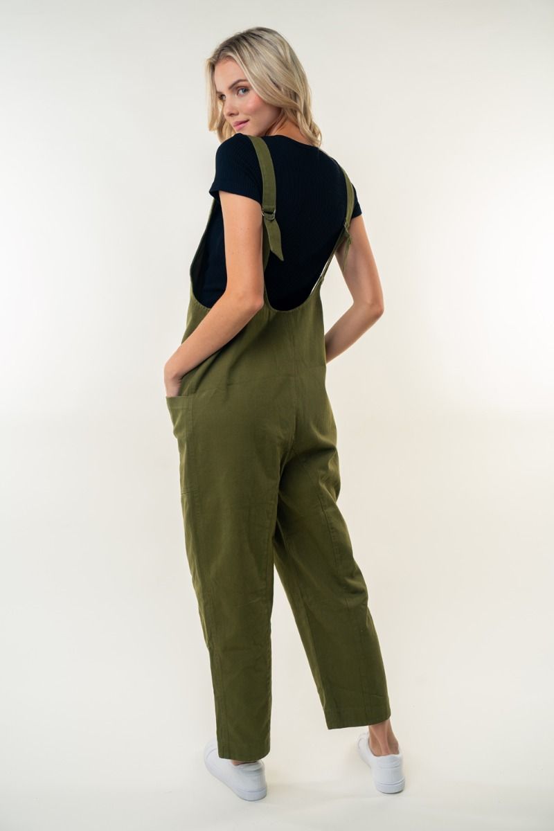 Always and Forever Olive Jumpsuit