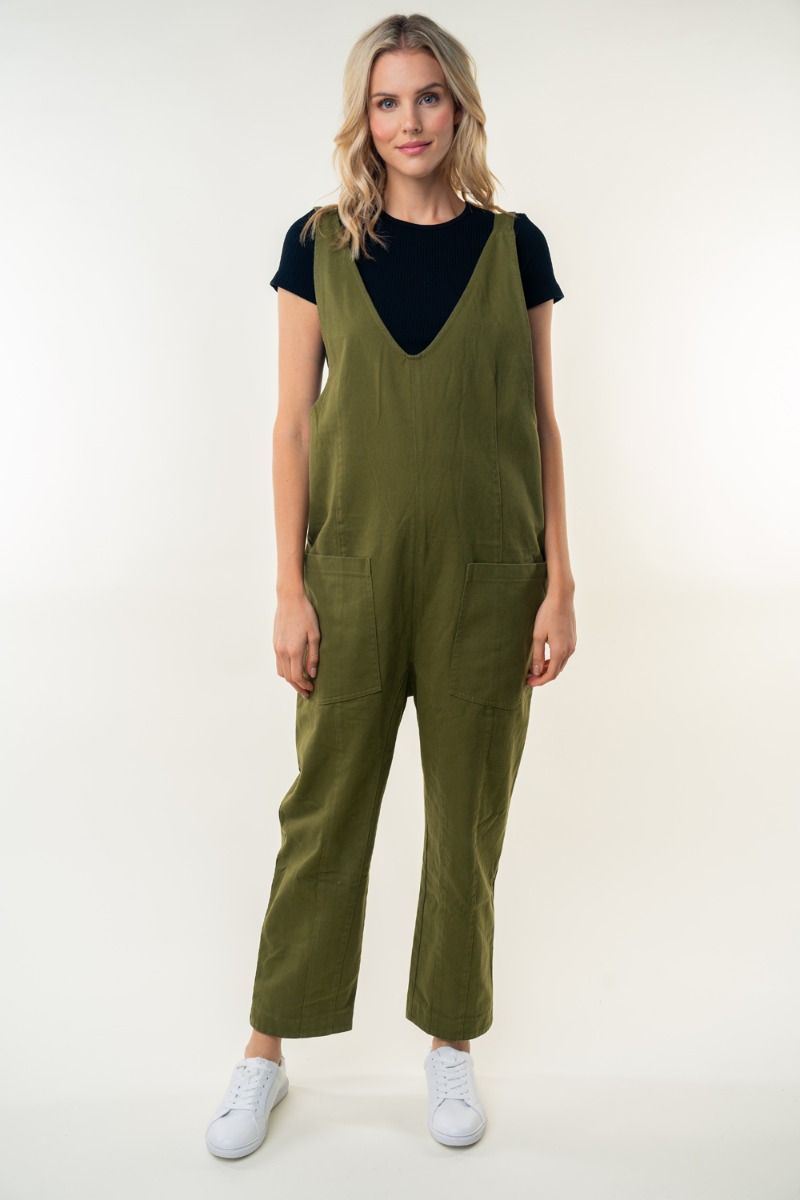 Always and Forever Olive Jumpsuit