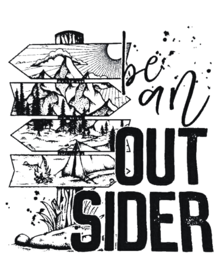 Be An Outsider Short Sleeve Graphic Tee