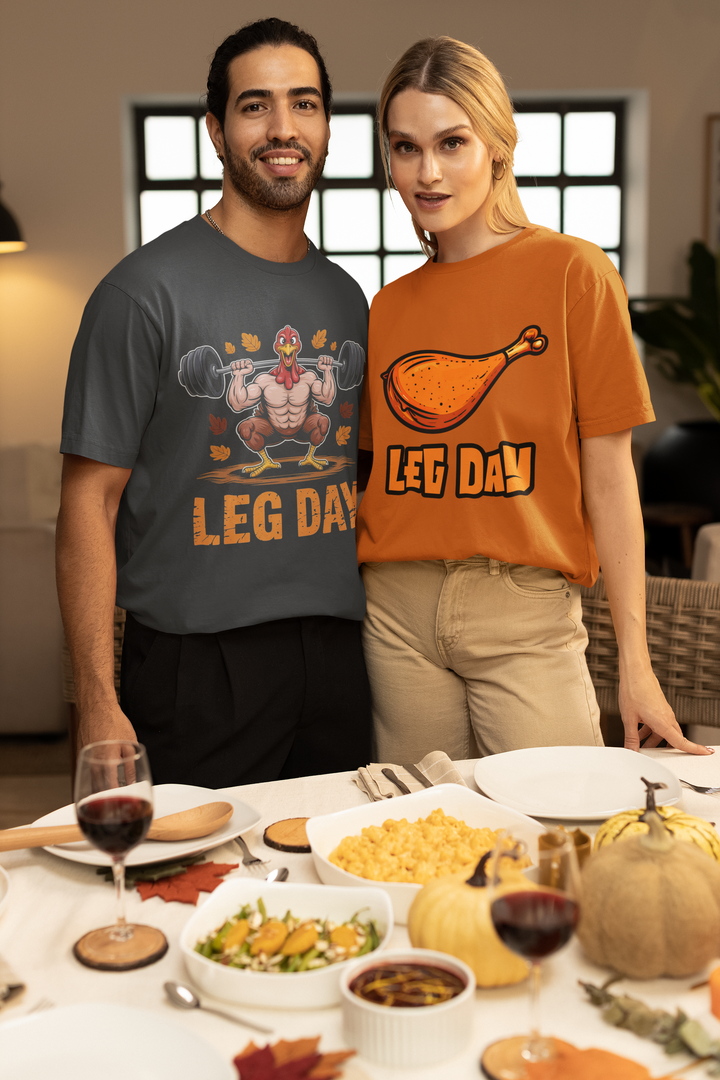Leg Day Short Sleeve Graphic Tee (2 Versions)