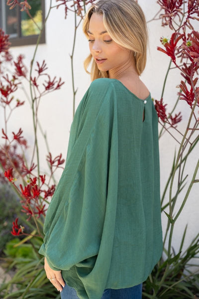 To the Emerald City Dolman Sleeve Top