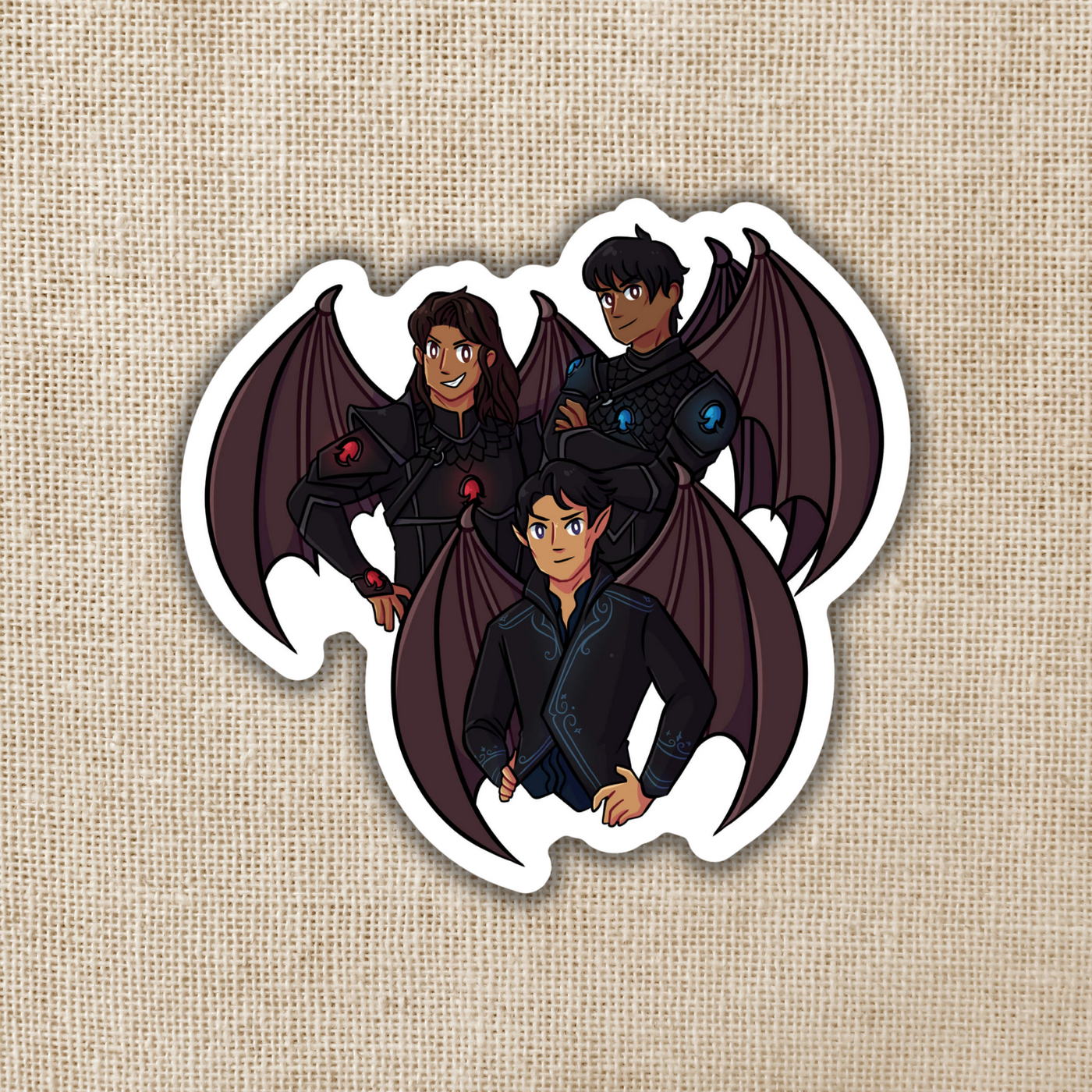 Bat Boys Illyrian Warriors Sticker | ACOTAR