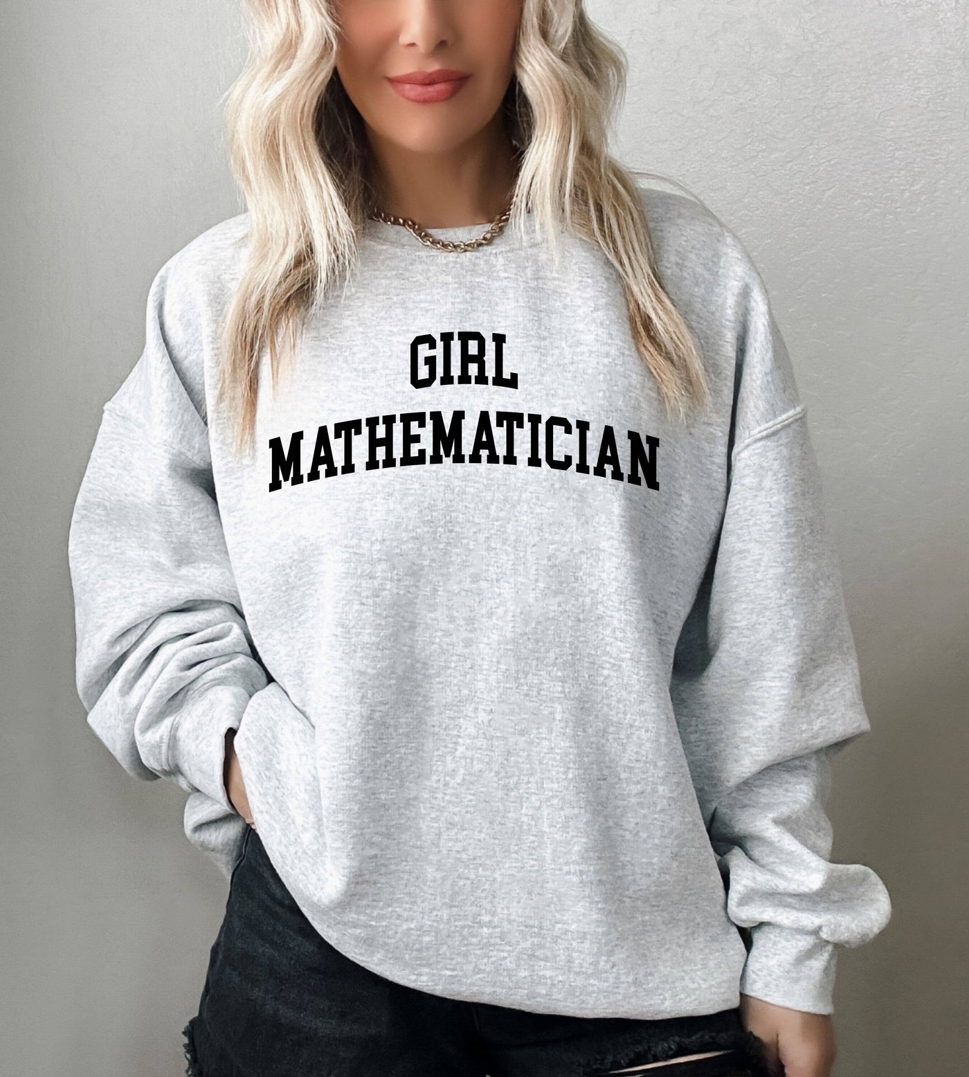 Girl Mathematician Graphic Sweatshirt