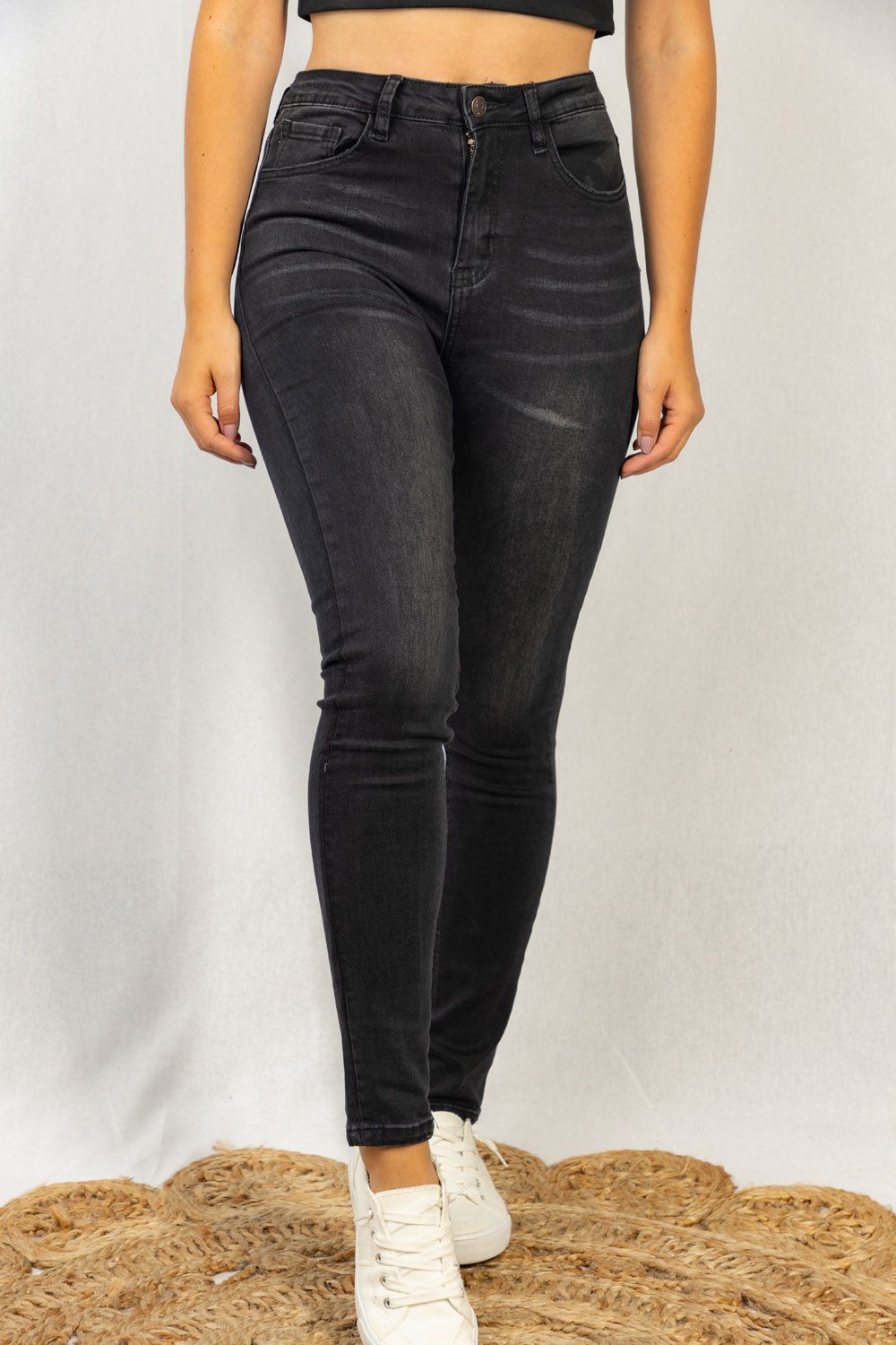 Unlimited Potential Mid-Rise Black Denim Jeans