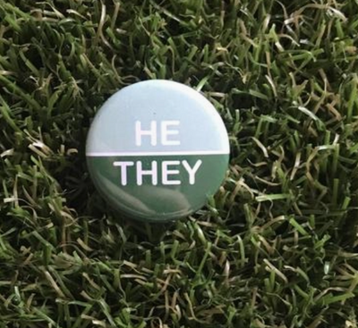 He|They Pronoun Button
