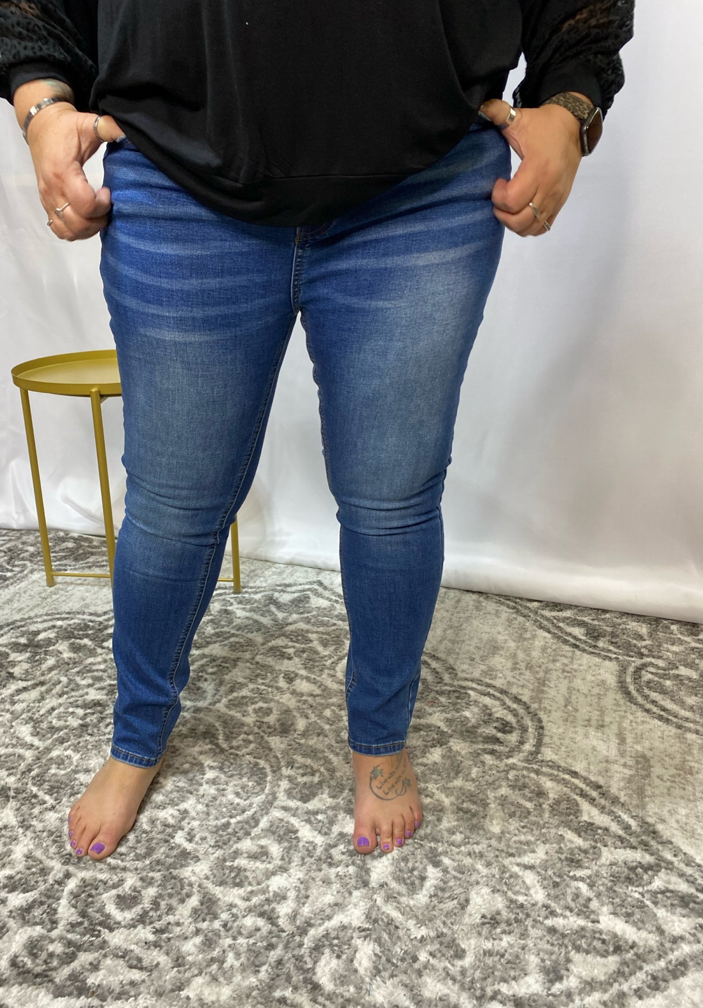 Attracts Trouble High Rise Skinny Jeans